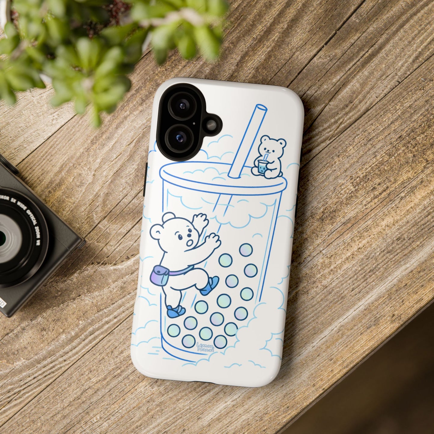 Bubble Tea Climber (Blue) - Tough Case