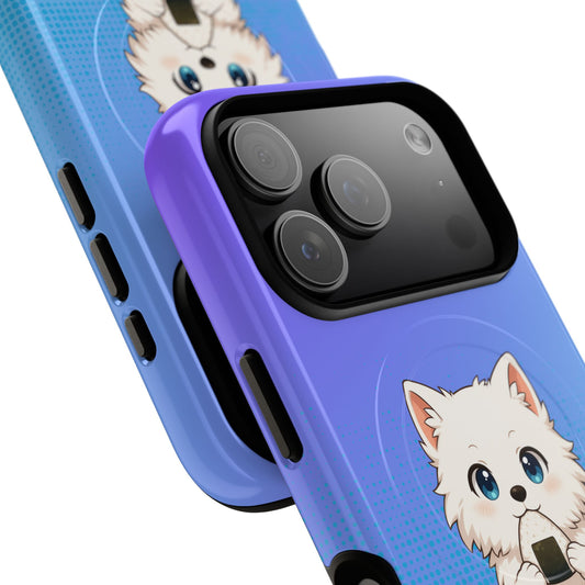 Samoyed Onigiri - Magnetic Phone Case
