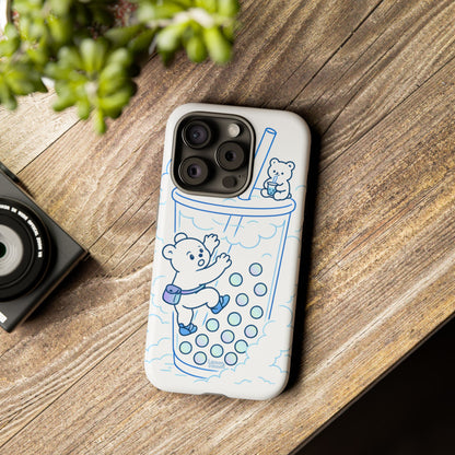 Bubble Tea Climber (Blue) - Tough Case