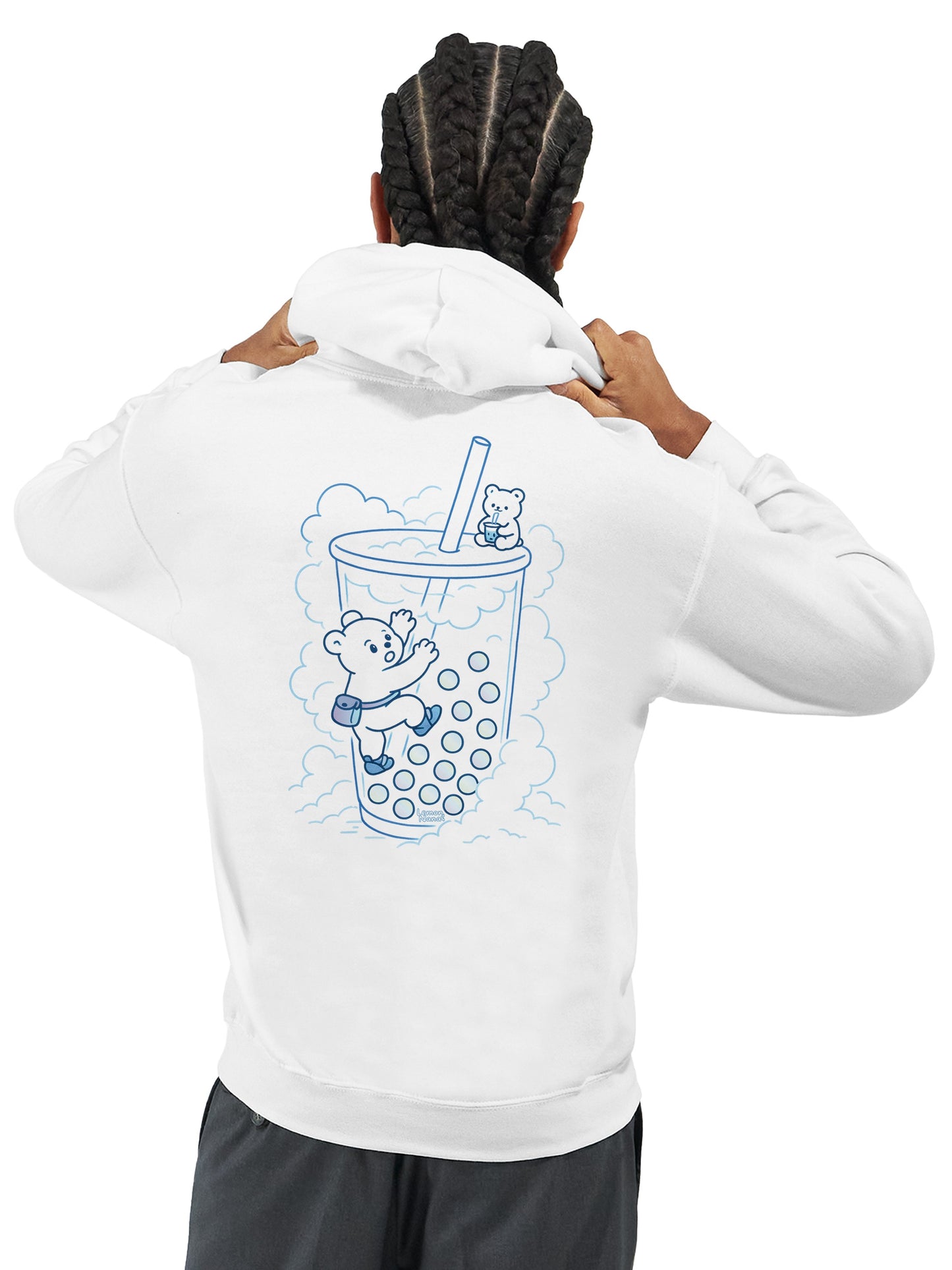 Bubble Tea (Blue) Climber - Pullover Hoodie