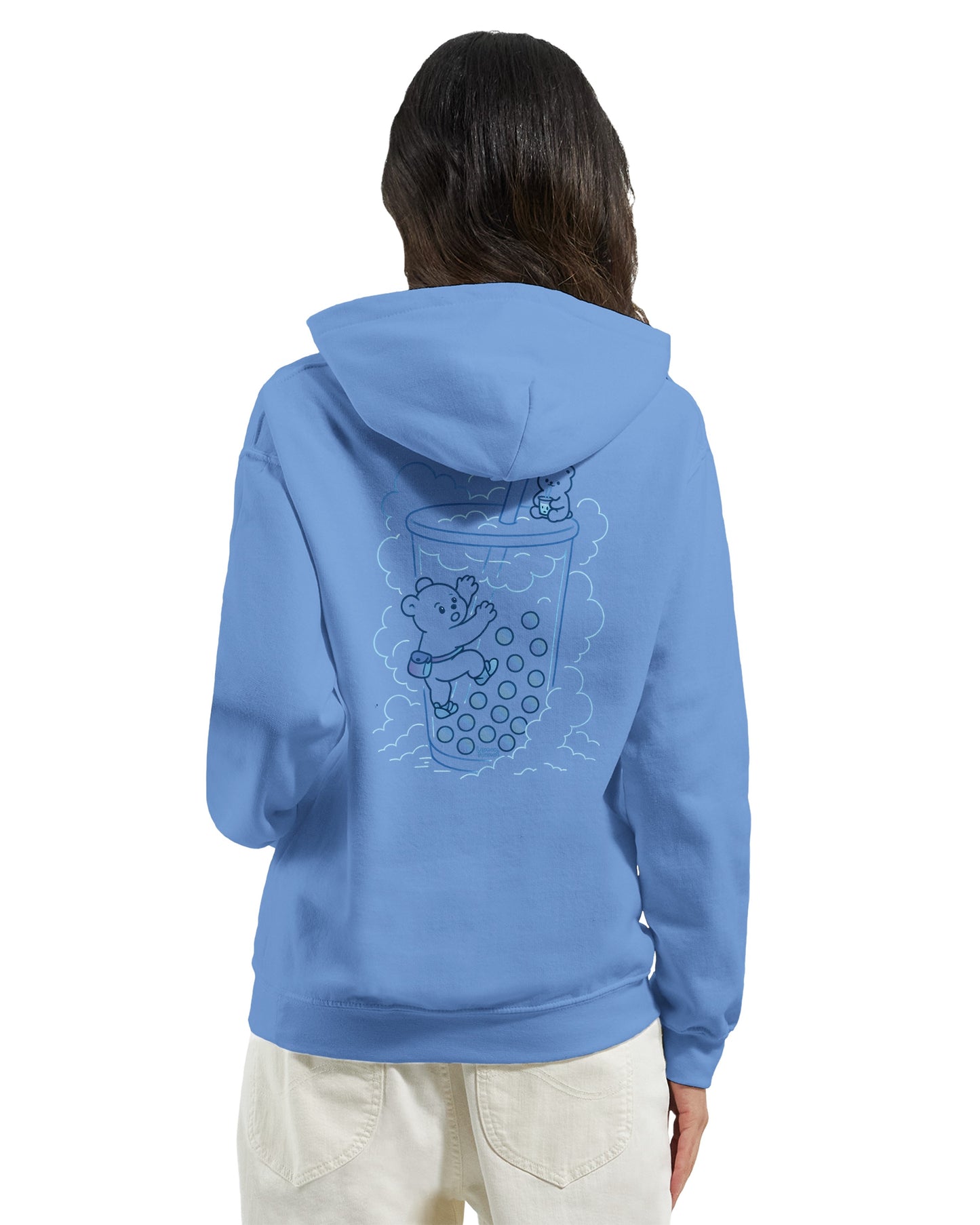Bubble Tea (Blue) Climber - Pullover Hoodie