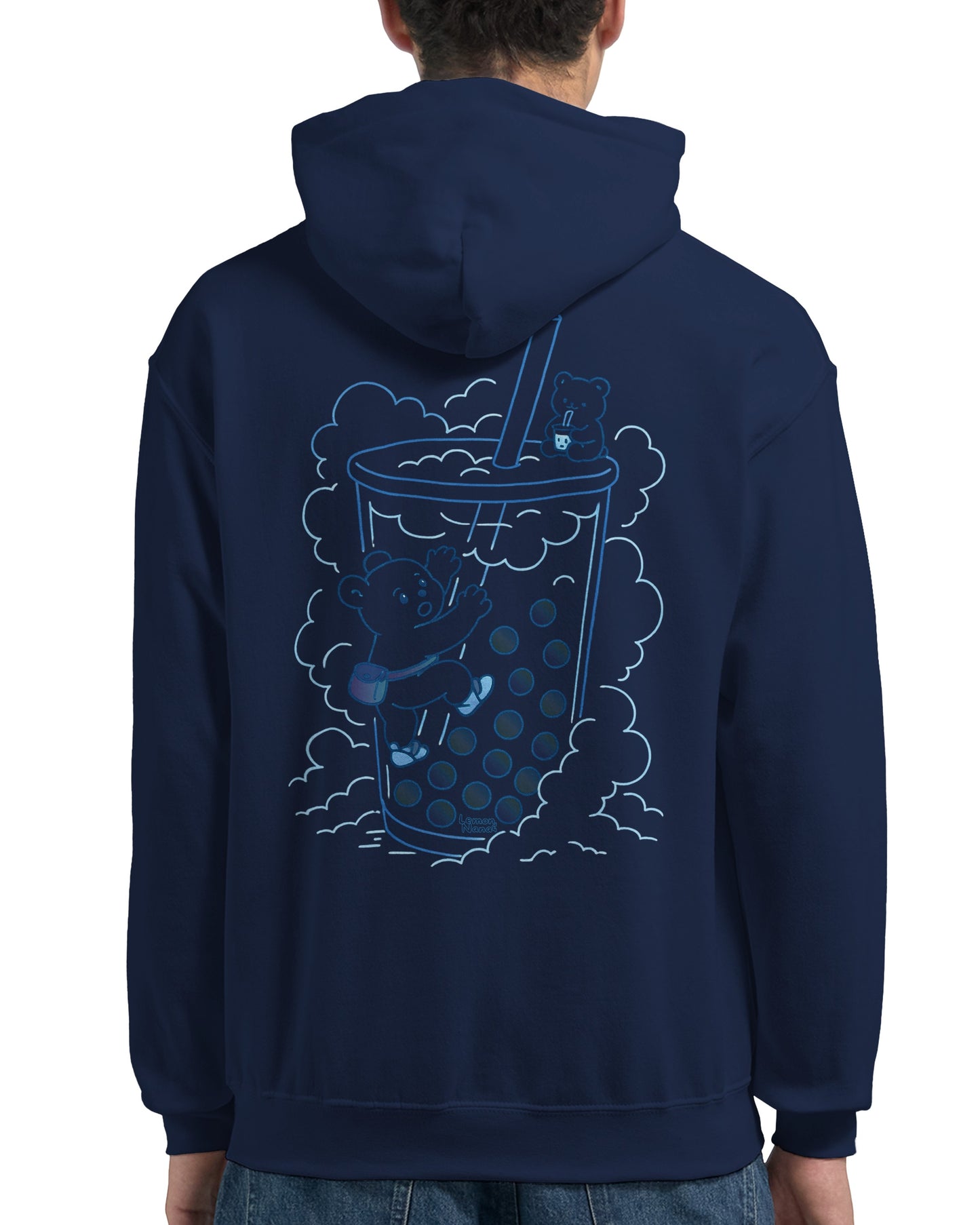 Bubble Tea (Blue) Climber - Pullover Hoodie