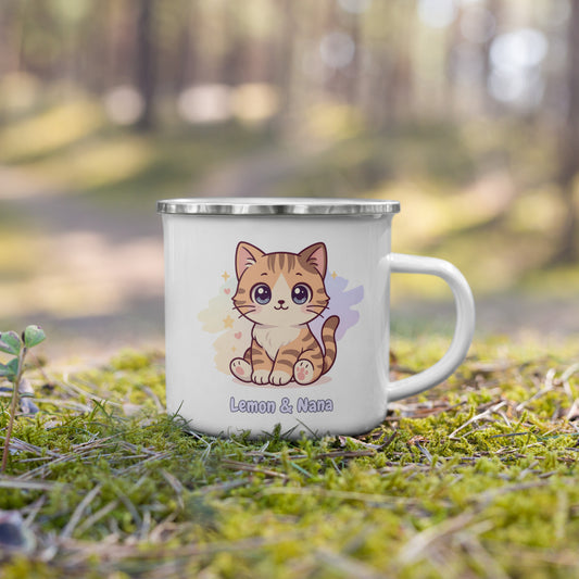 Meow - Enamel Mug