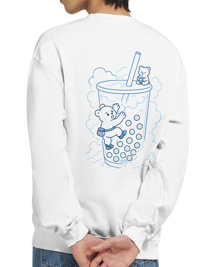 Bubble Tea (Blue) Climber - Crewneck Sweatshirt